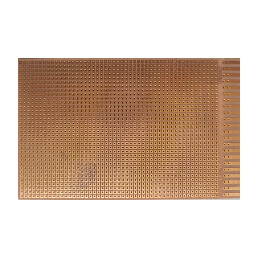 General Purpose PCB-Strip-board, Breadboard, Veroboard DIY (140mmx90mm) — Power & Components — Back view