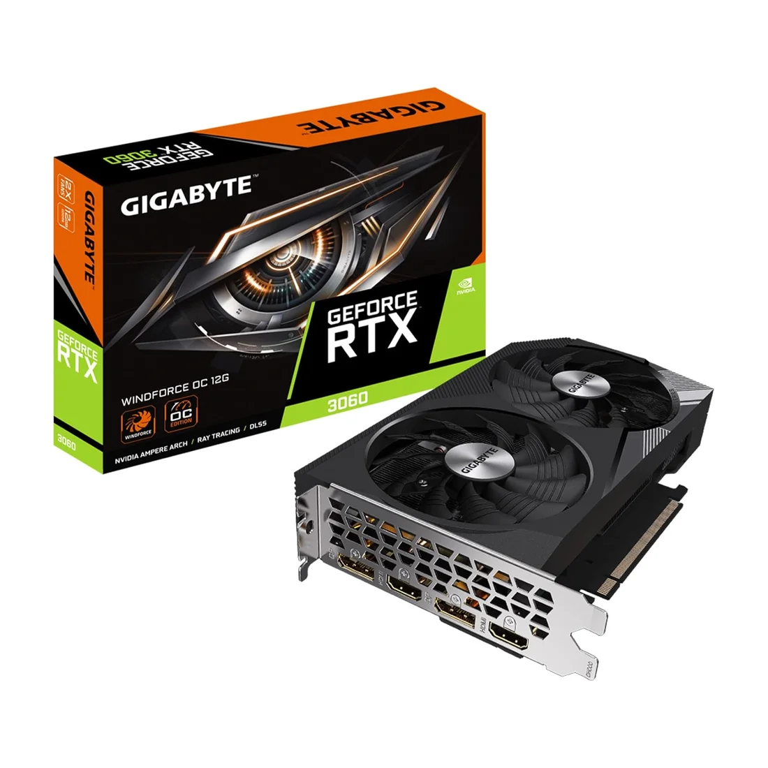 Gigabyte GeForce RTX 5050 Windforce OC 8GB GDDR6 Graphics Card — Detail / close-up