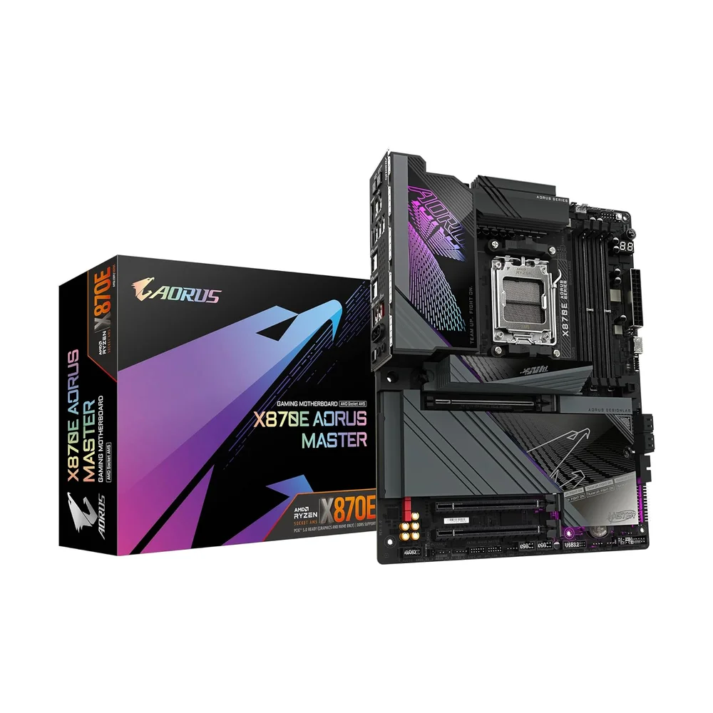 Gigabyte X870E AORUS Elite X WiFi 7 — Detail / close-up