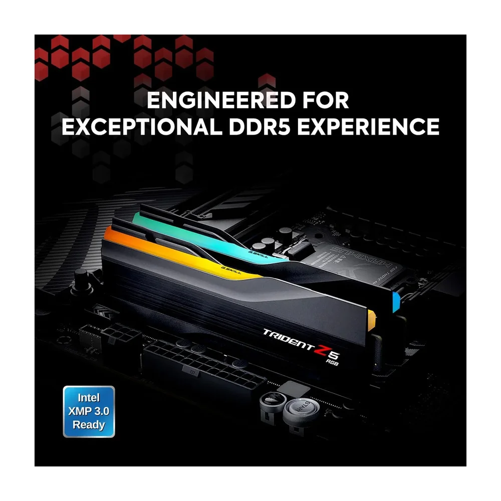G.Skill Trident Z5 RGB 32 GB (2×16) DDR5 6000 — Back view