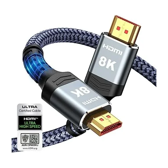 HDMI 2.1 Cable 2m (Ultra High Speed) — Cables & Adapters