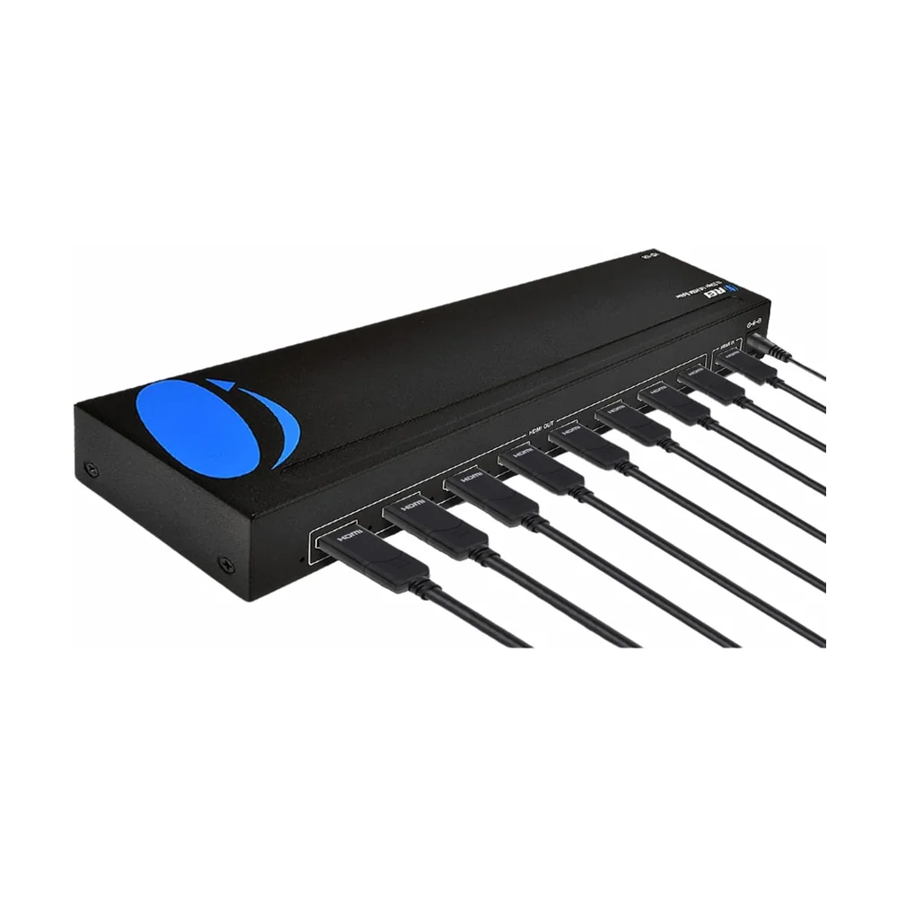 HDMI Splitter 1×4 4K@60Hz — Back view