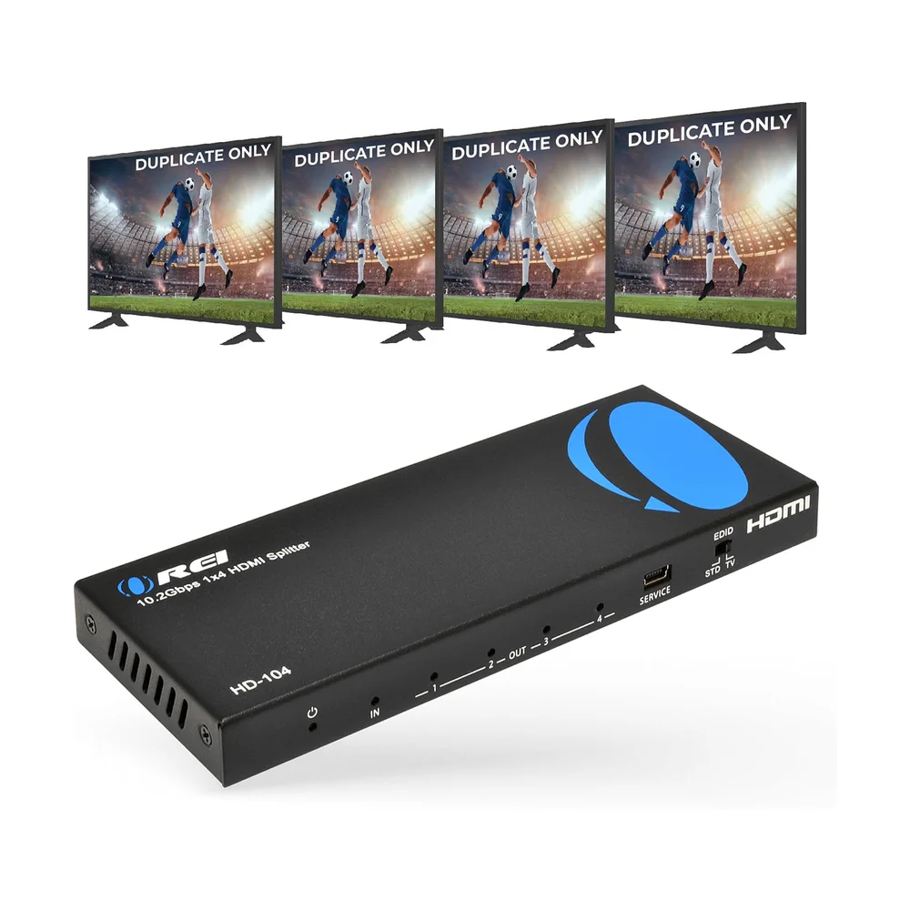 HDMI Splitter 1×4 4K@60Hz — Detail / close-up