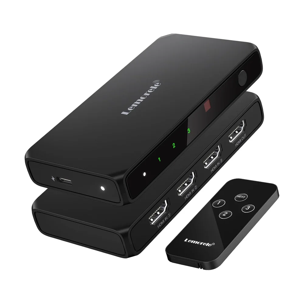 HDMI Splitter 1×4 4K@60Hz — Connectors & Wires