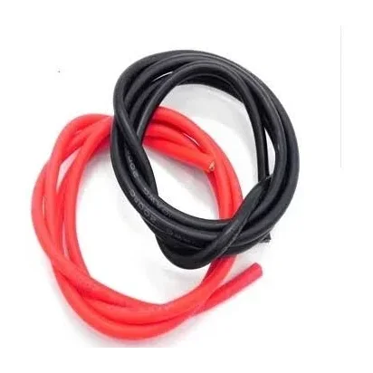 High Quality Ultra Flexible 6AWG Silicone Wire ( 13.3SQMM) 1m (Black) + 1m (Red) — Sensors — Back view