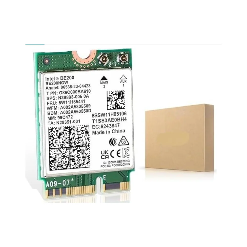 Intel BE200 WiFi 7 M.2 Card — Detail / close-up