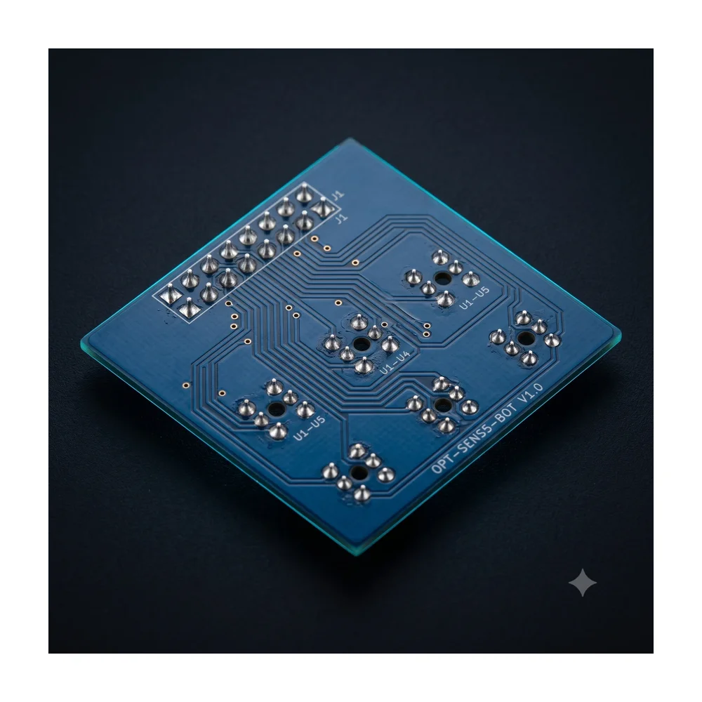IR Sensor Array (Line Following) — Back view