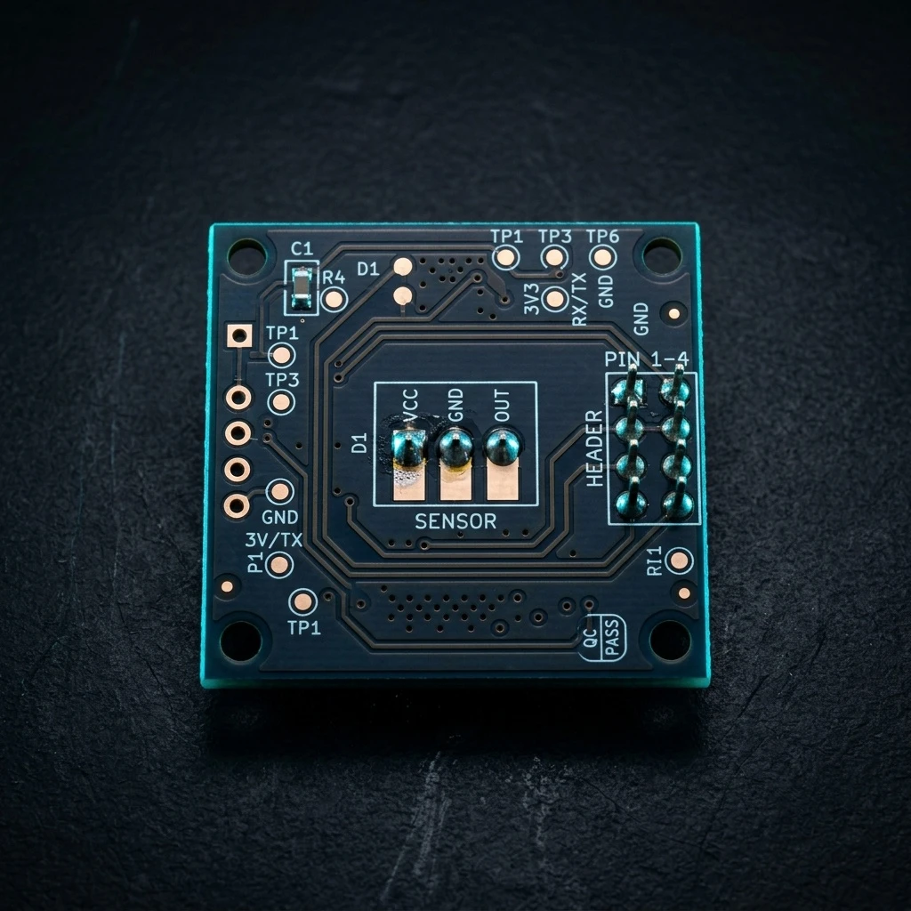 IR Receiver TSOP 1738 — Back view