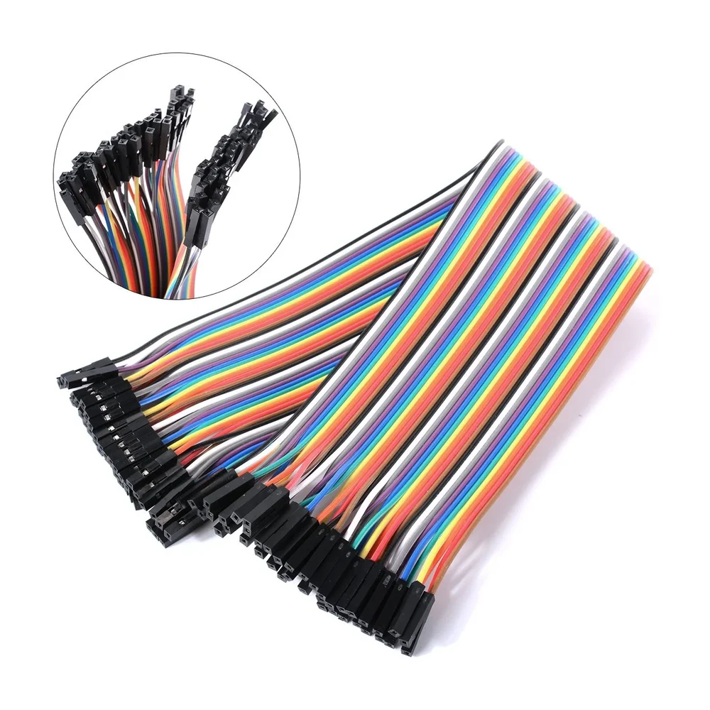 JUMPER WIRE 40P FEMALE TO FEMALE 20CM — Sensors