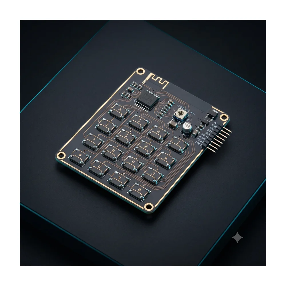 Keypad — Back view