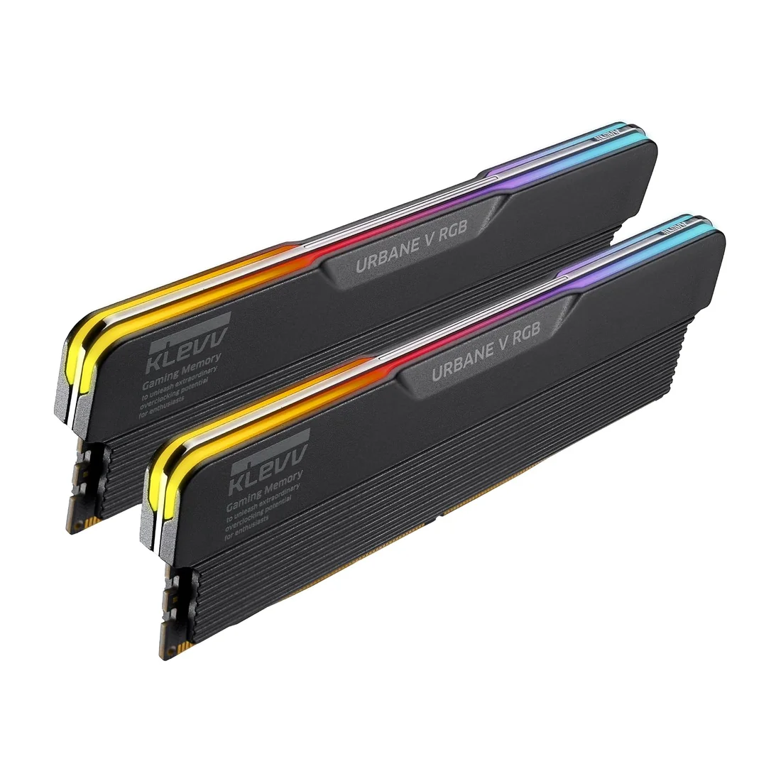 KLEVV FIT V 16GB 5600MHz CL30 DDR5 Gaming Desktop RAM — Detail / close-up