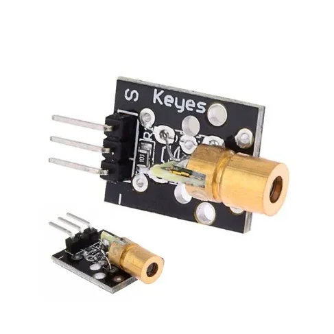 Laser Module 650NM 5V — Power & Components — Back view