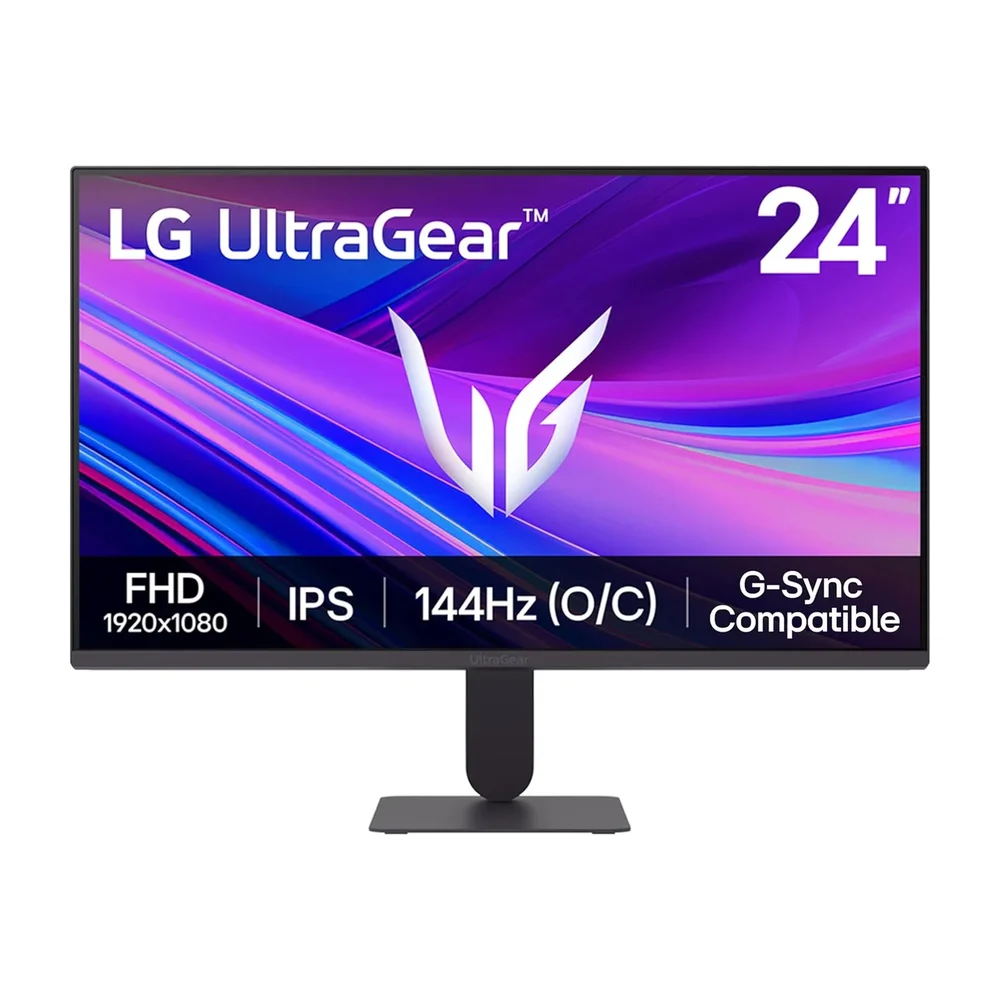 LG 24MR400 24" 100Hz IPS — Back view