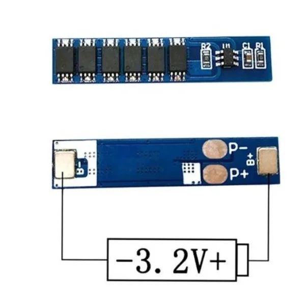 LIFEPO4 Battery 1S 12A 3.2V BMS Charge Protection Circuit PCB Lifepo4 — Power & Components