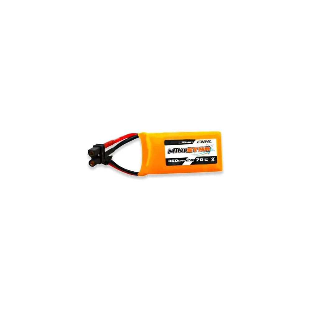 LiPo 2S 1500 mAh 25C (with XT60) — Back view