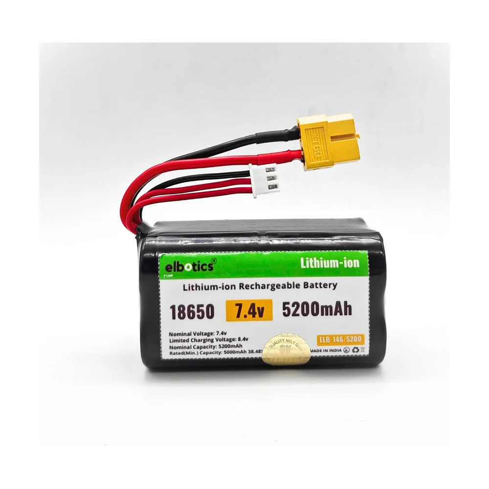 LiPo 2S 1500 mAh 25C (with XT60) — Detail / close-up