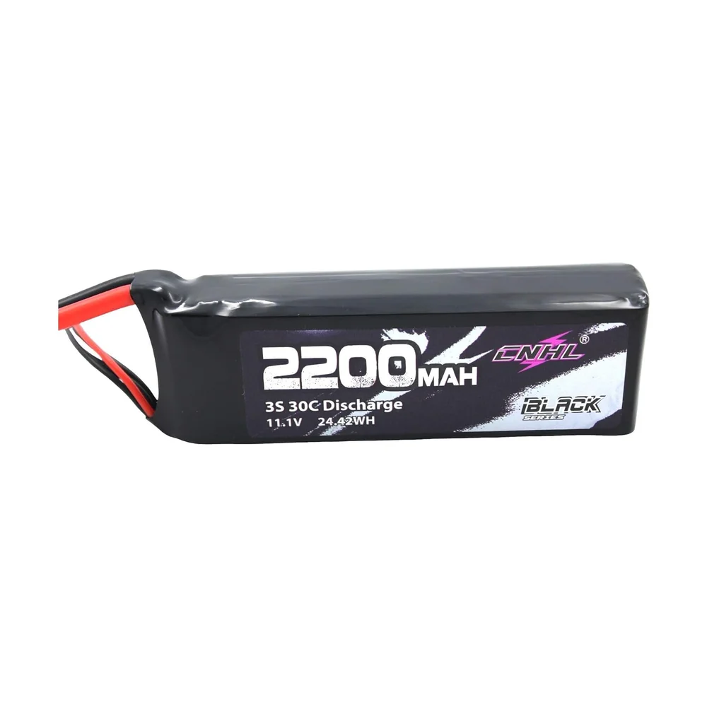 LiPo 3S 2200 mAh 30C (with XT60) — Back view