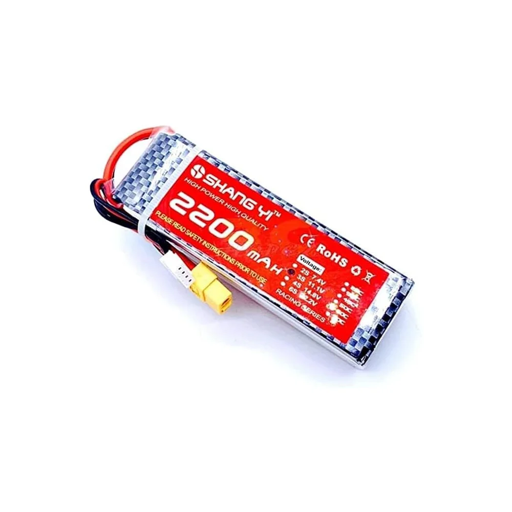 LiPo 3S 2200 mAh 30C (with XT60) — Detail / close-up