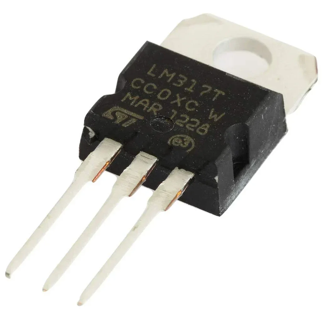 LM317T Adjustable Voltage Regulator — Power & Components