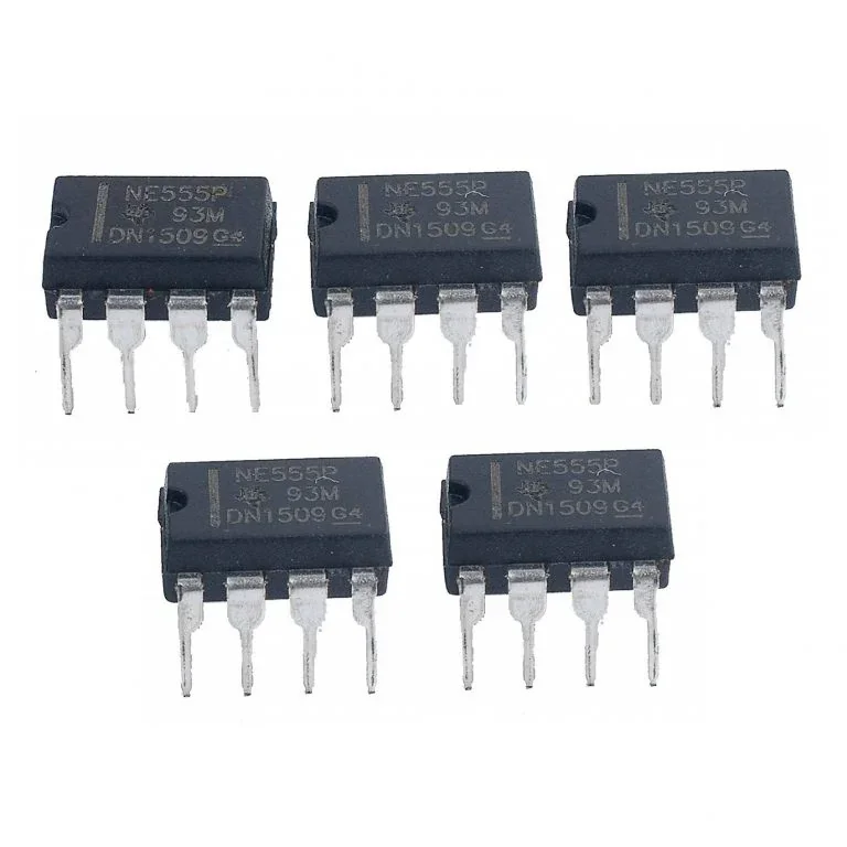 Timer IC LM555 — Back view