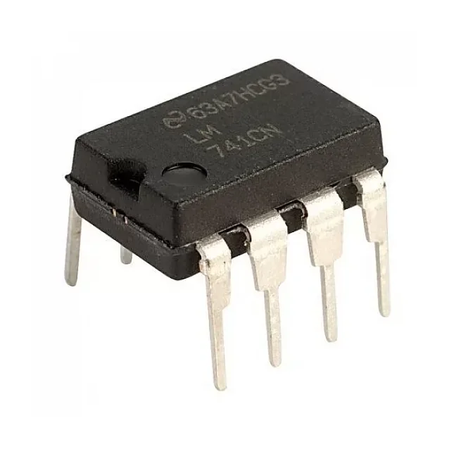 LM741 Operational amplifier IC — Power & Components