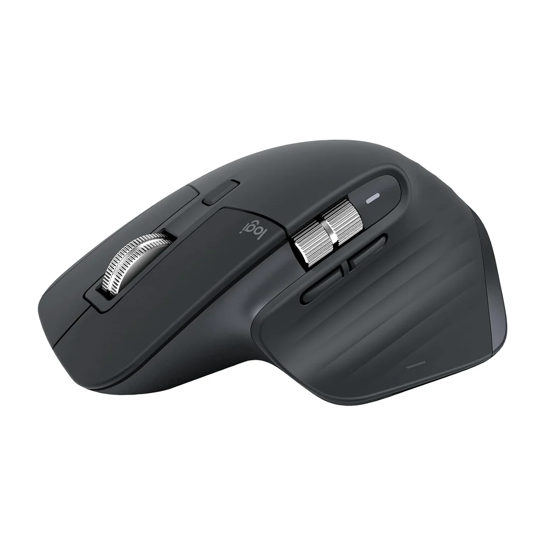Logitech MX Master 4 Wireless Ergonomic Mouse (Graphite) — Back view