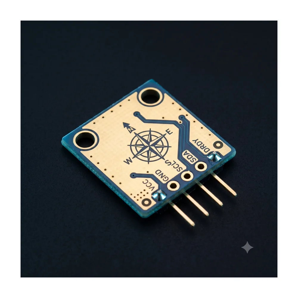 Triple Axis Magnetometer — Back view