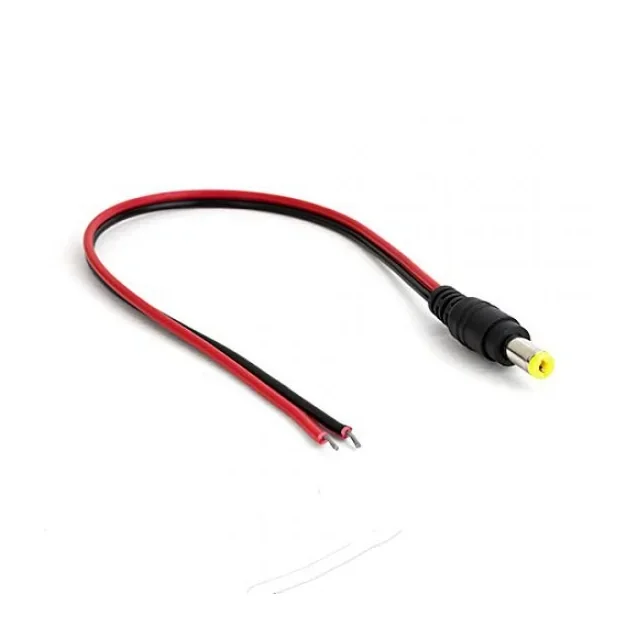 Male DC Power Heavy Connectors for CCTV Surveillance Camera — Connectors & Wires