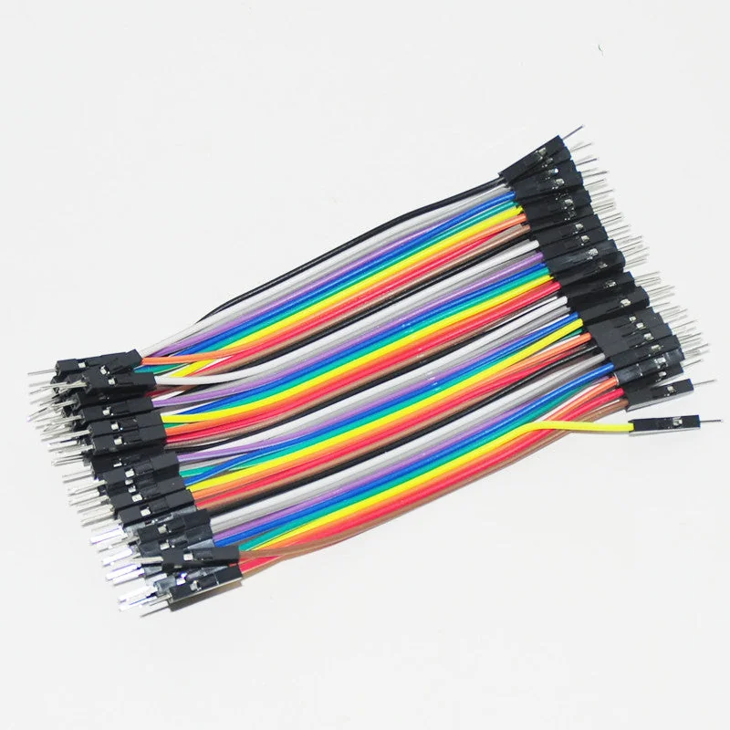 Male To Male Jumper Wires 40 Pcs 10cm — Sensors