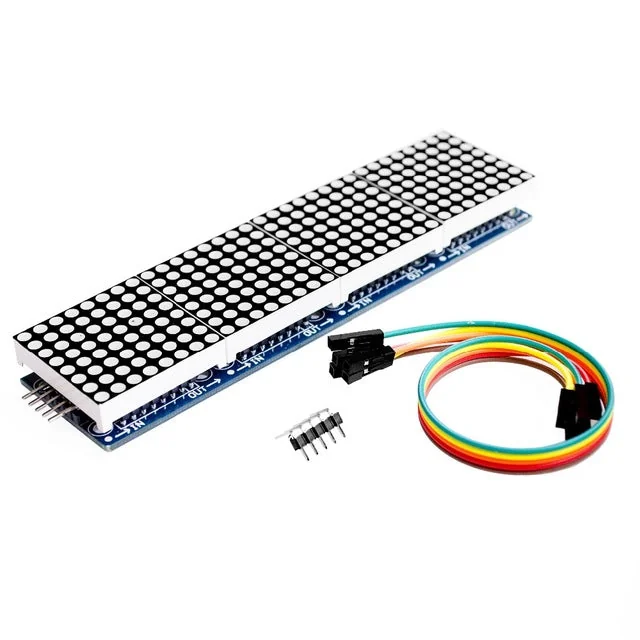 MAX7219 Dot Matrix 4 in 1 Display Module — Display & Communication