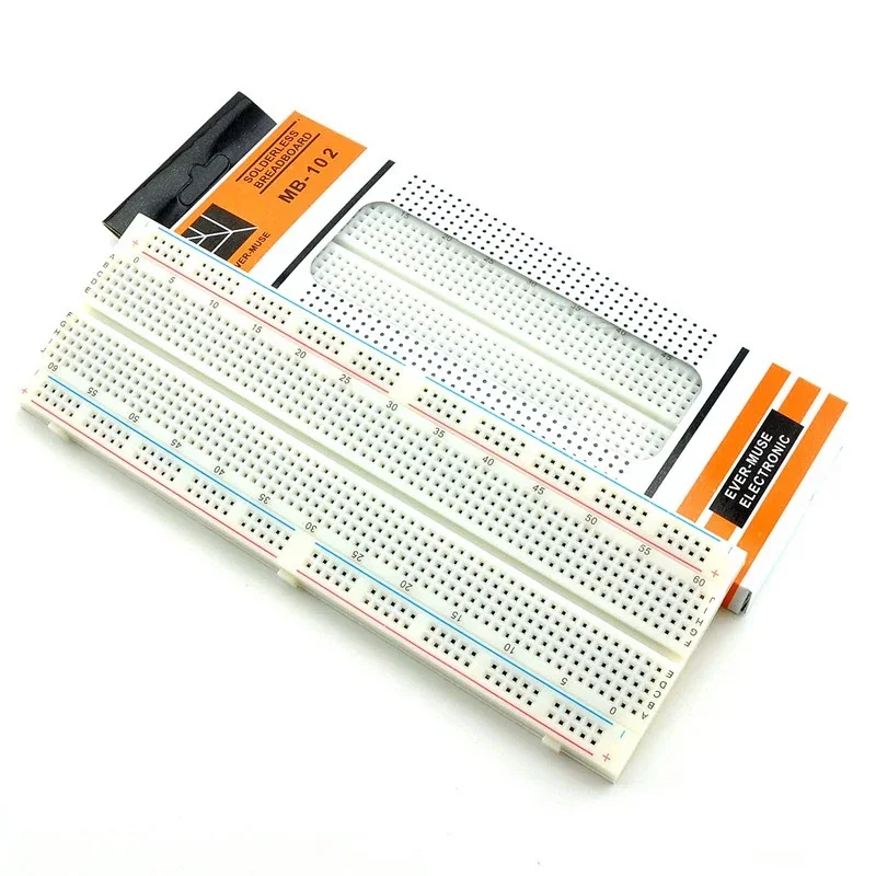 MB102 830 Points Solderless Prototype PCB Breadboard High Quality — Power & Components