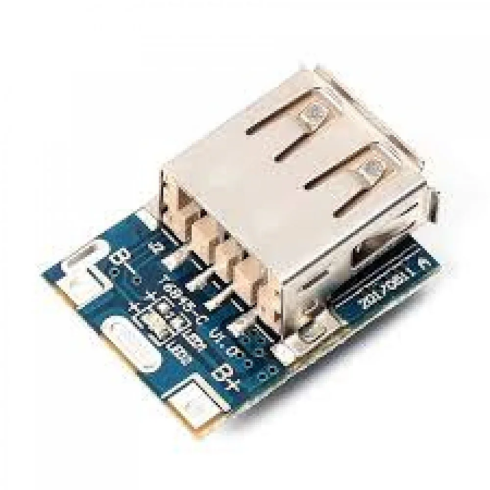 Micro USB 5V 1A Step-Up Boost Converter Power Bank Charging Module for 3.7V Lithium Battery — Power & Components — Detail / close-up