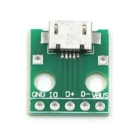 MICRO USB to DIP Adapter/Module/Breakout Board Green — Power & Components