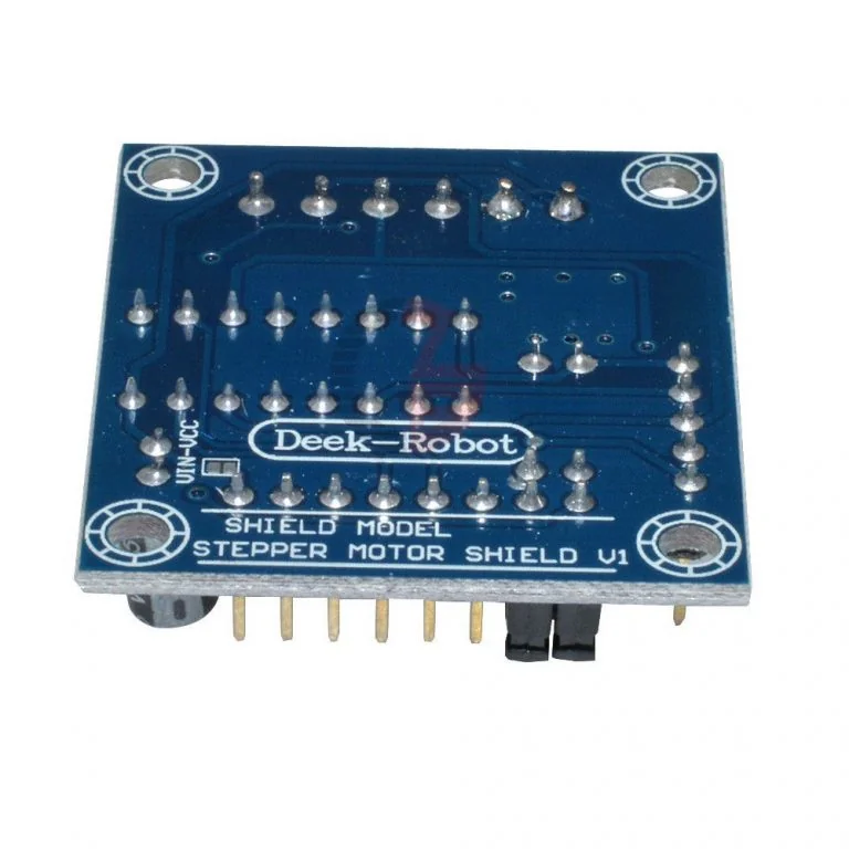Mini Motor Drive Shield Expansion Board L293D Module for Arduino UNO MEGA 2560 — Motors & Actuators — Back view