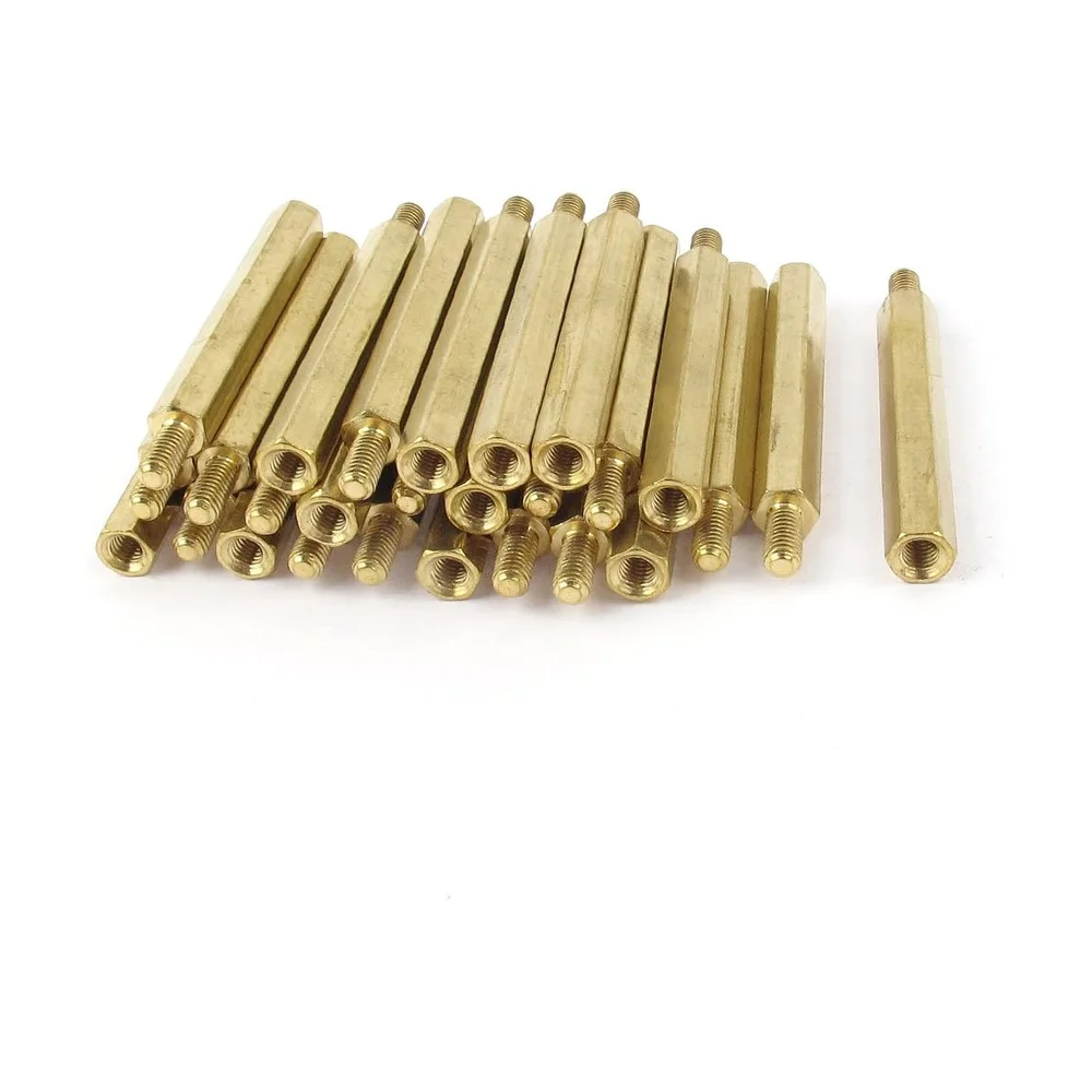 Motherboard Brass Standoffs (30 pc) — Detail / close-up