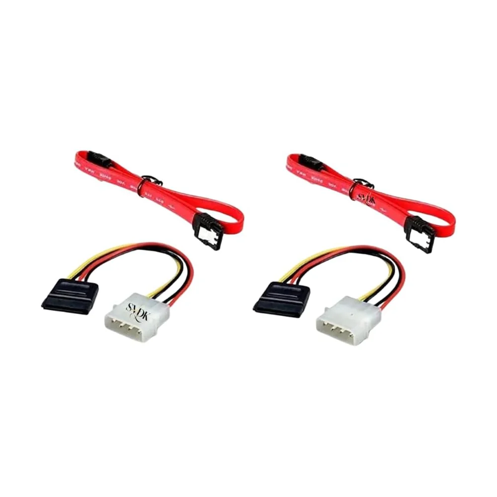 Molex to SATA Power Adapter (4 pc) — Back view