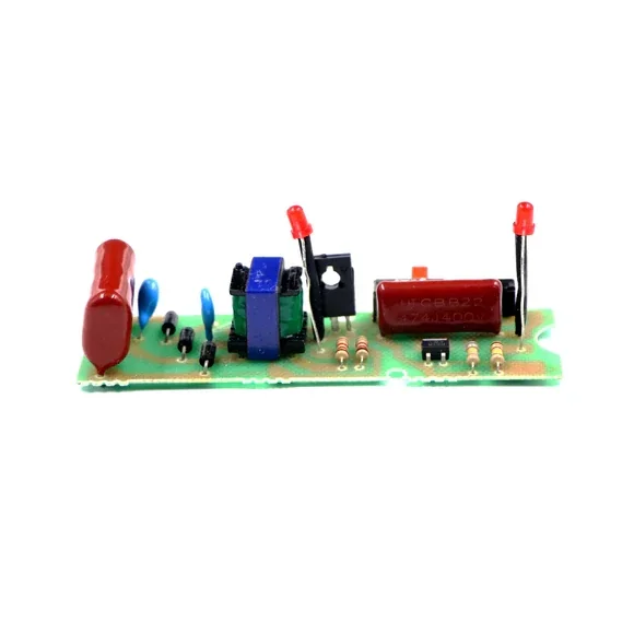 Mosquito Killer Bat's PCB Circuit / Mosquito Tennis Racquet Circuit — Power & Components — Detail / close-up