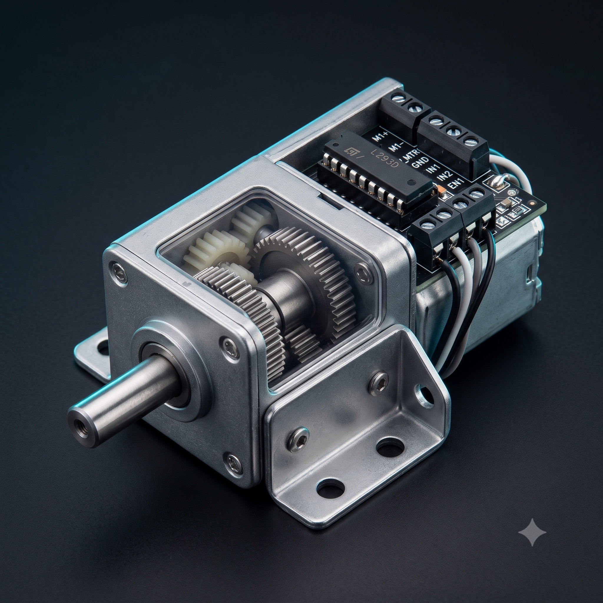 L293D Stepper Motor Driver IC Chip — Power & Components
