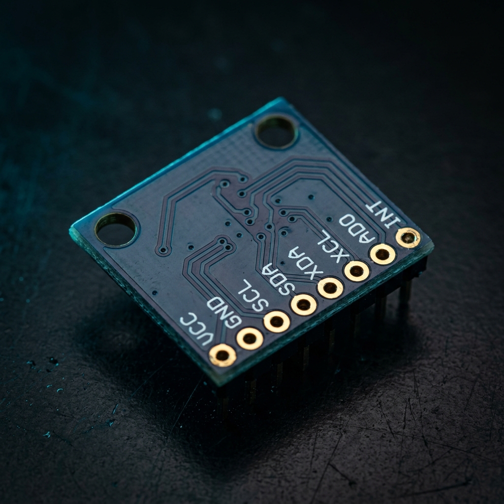 MPU-6050 3-Axis Accelerometer and Gyro Sensor — Sensors — Back view