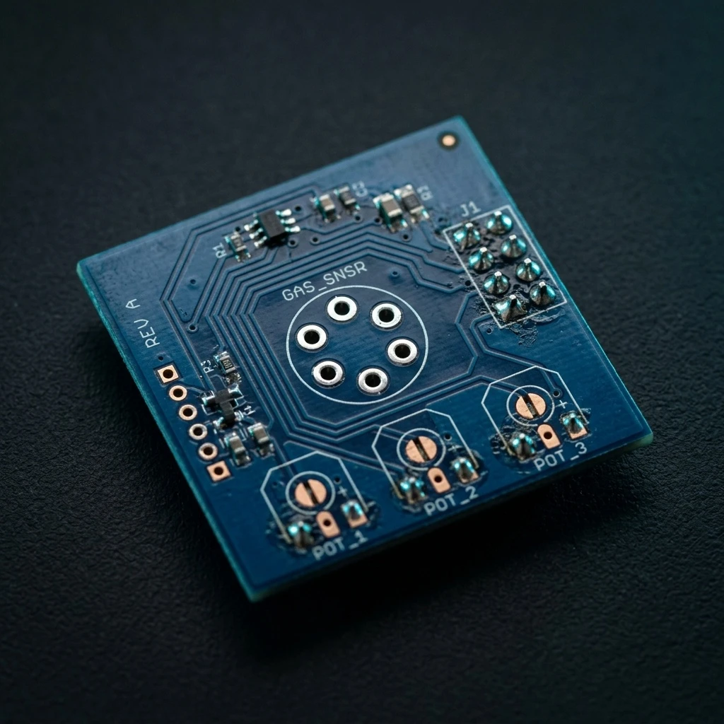 MQ-135 Air Quality Sensor — Back view