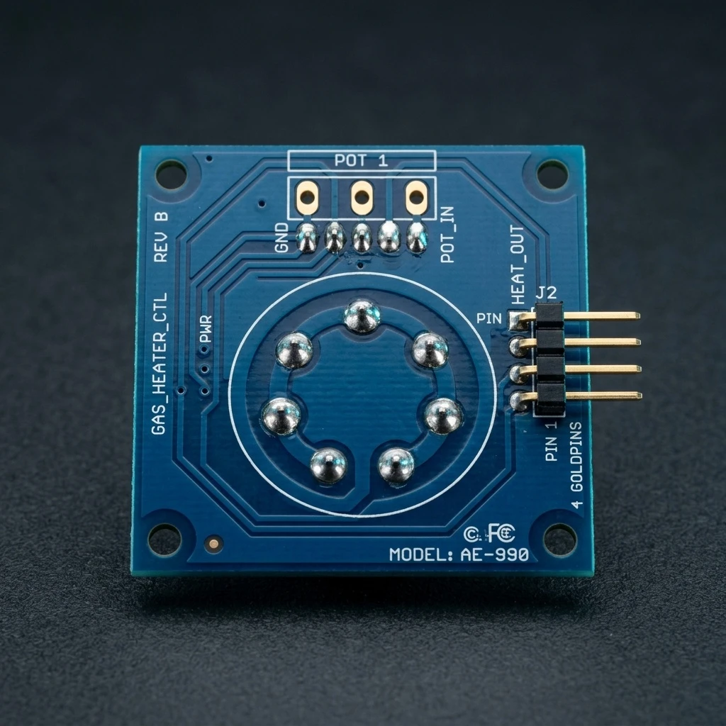 MQ-6 LPG Sensor — Back view