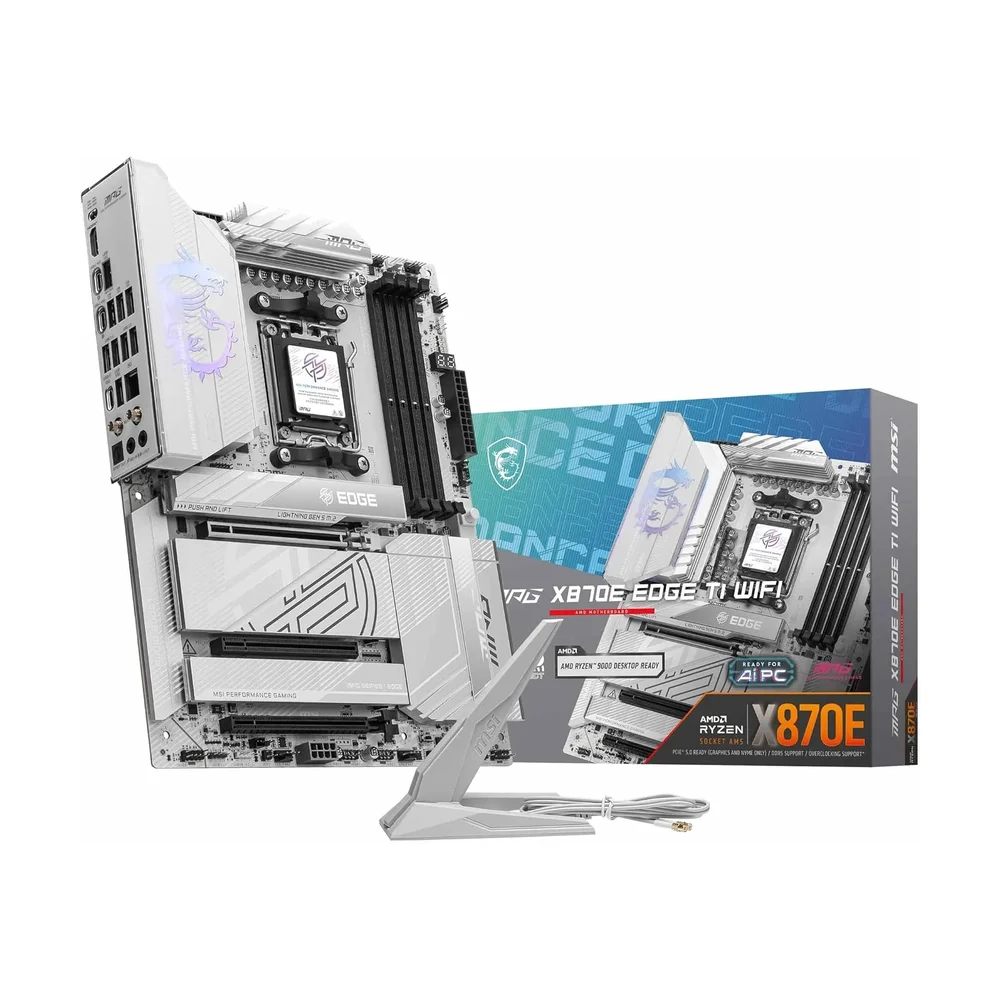 MSI MPG X870E Carbon WiFi — Detail / close-up