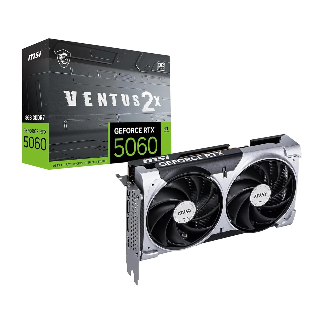 MSI GeForce RTX 5050 GAMING OC 8GB GDDR6 Graphics Card — Detail / close-up