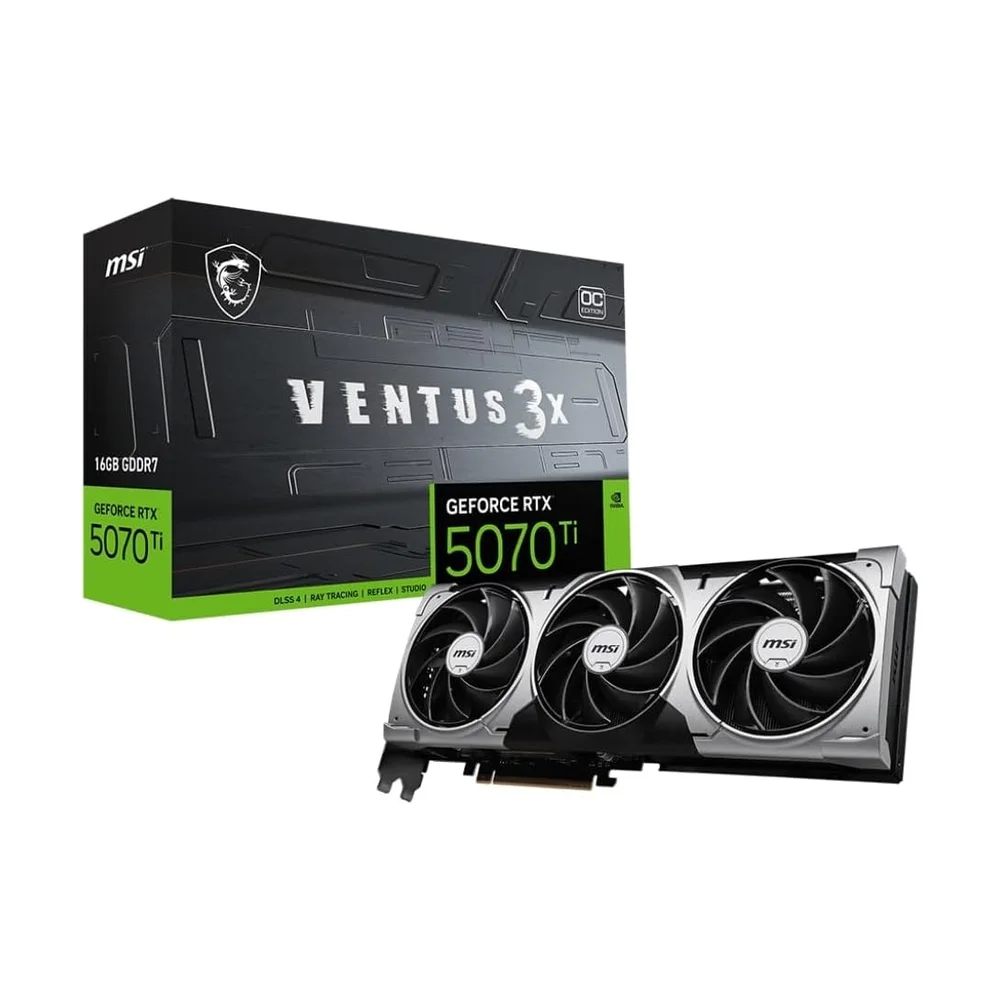 MSI Ventus 3X RTX 5070 (12 GB) — Detail / close-up