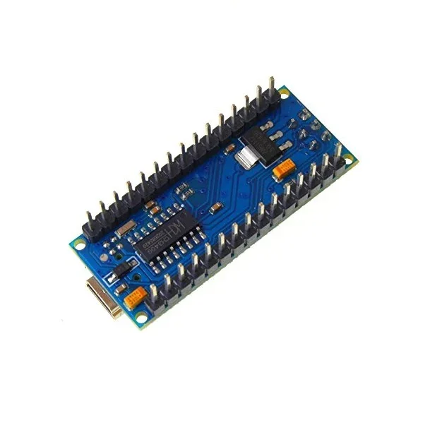 Nano CH340 Chip Board without USB cable compatible with Arduino (Soldered) — Microcontrollers — Detail / close-up