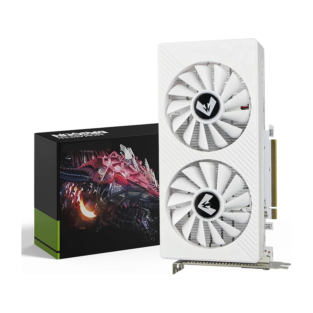 Nextron Nforce AMD Radeon RX 580 8GB GDDR5 Graphics Card — Back view