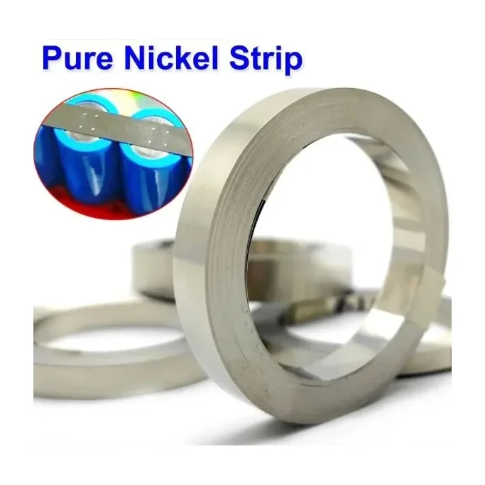 Nickel Strip 0.15mm × 6mm 1P Pure Nickel Welding Strip for 18650 Lithium Battery Pack – 1 Meter — Power & Components