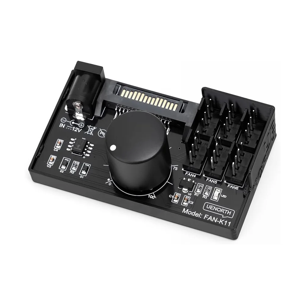 Noctua NA-FC1 PWM Fan Controller — Back view