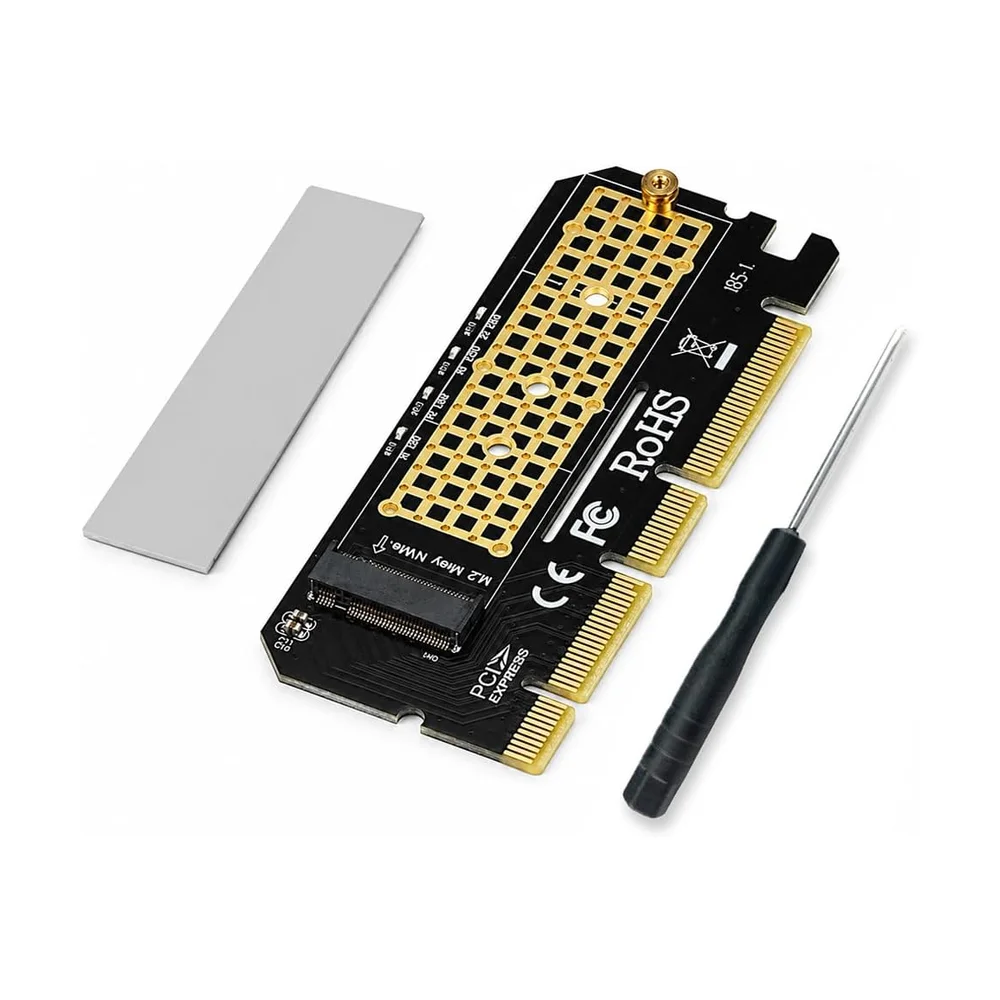 M.2 NVMe to PCIe 3.0 x4 Adapter — Detail / close-up