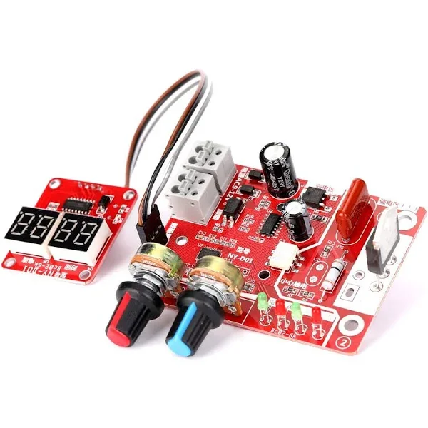 NY-D01 40A Digital Display Spot Welding Controller Board — Power & Components
